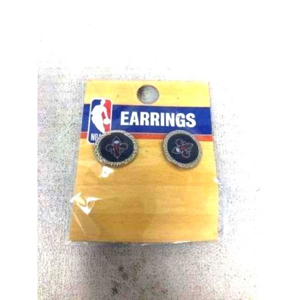 NEW ORLEANS PELICANS EARRINGS JEWELRY CARDED ROUND